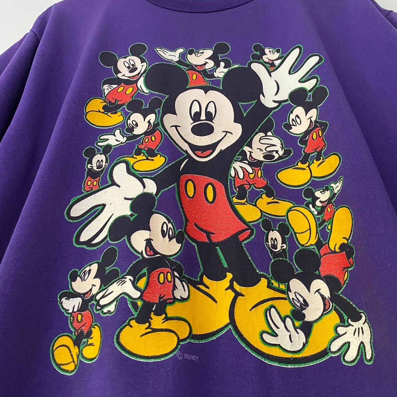 Vintage Mickey Purple 90s T Shirt (L)