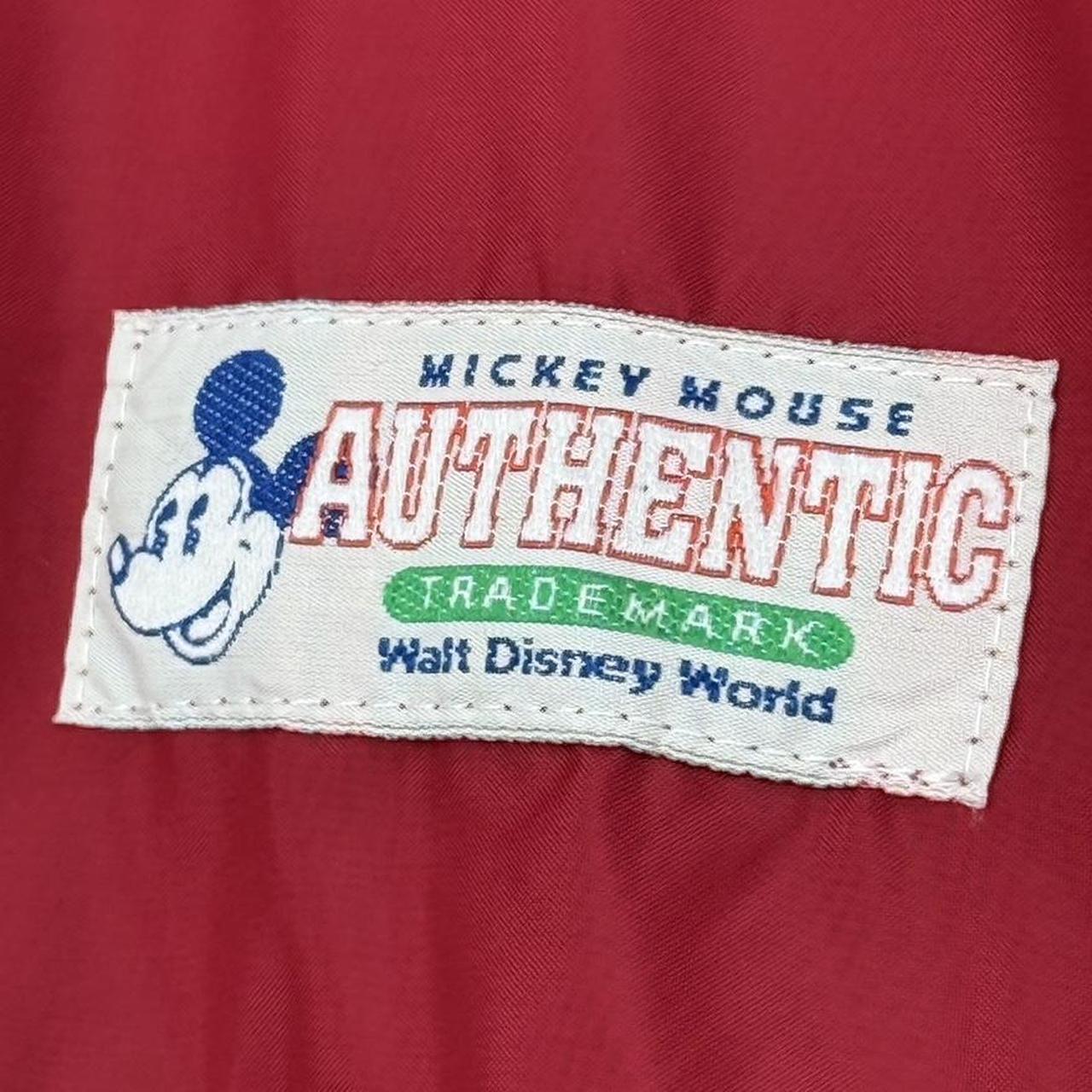 Vintage 90s Walt Disney World Mickey Mouse Red Windbreaker Jacket (XXL)