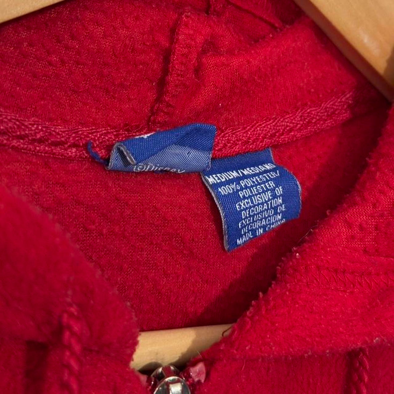 Mickey Fleece Zip Up Hoodie (S)