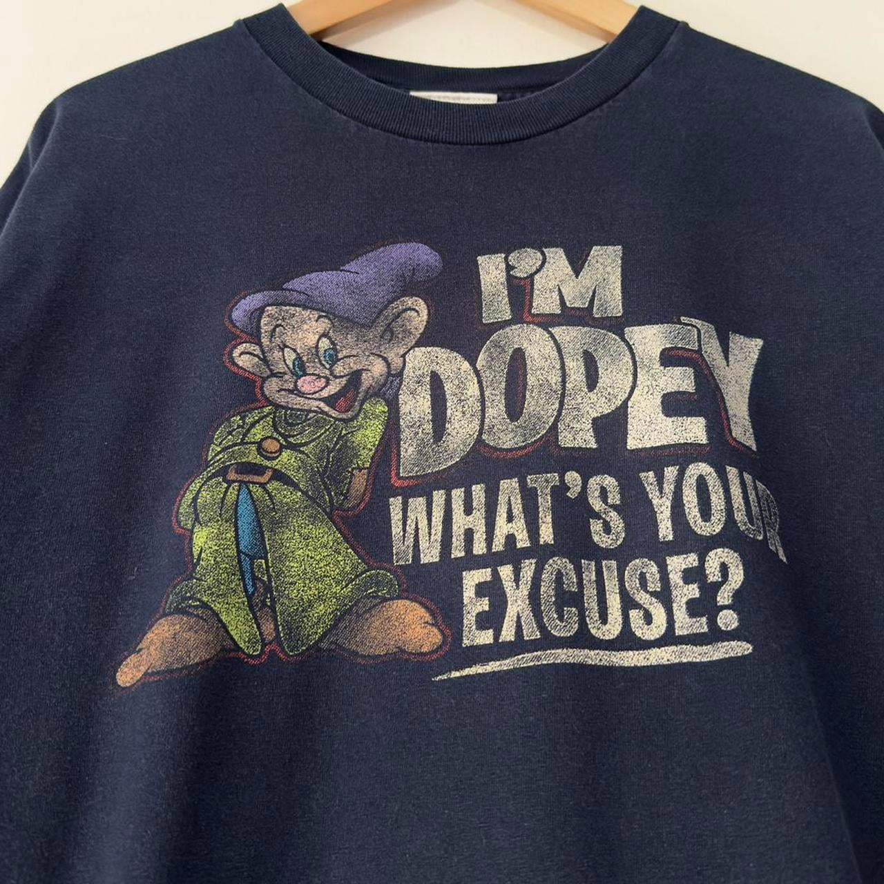 I'm Dopey, What's Your Excuse? Disney 00s T Shirt (L)