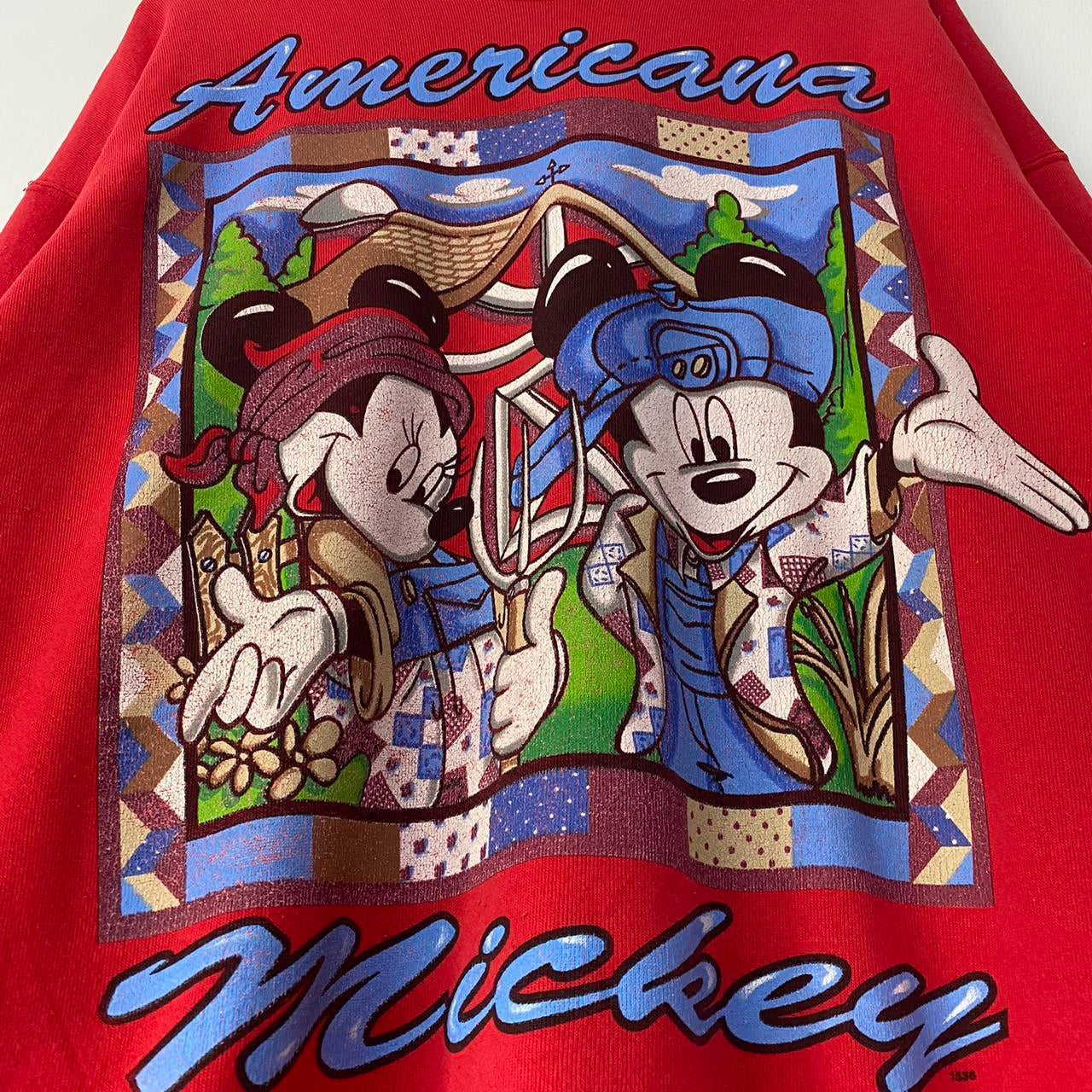 Vintage Americana Mickey 90s Sweatshirt (L)