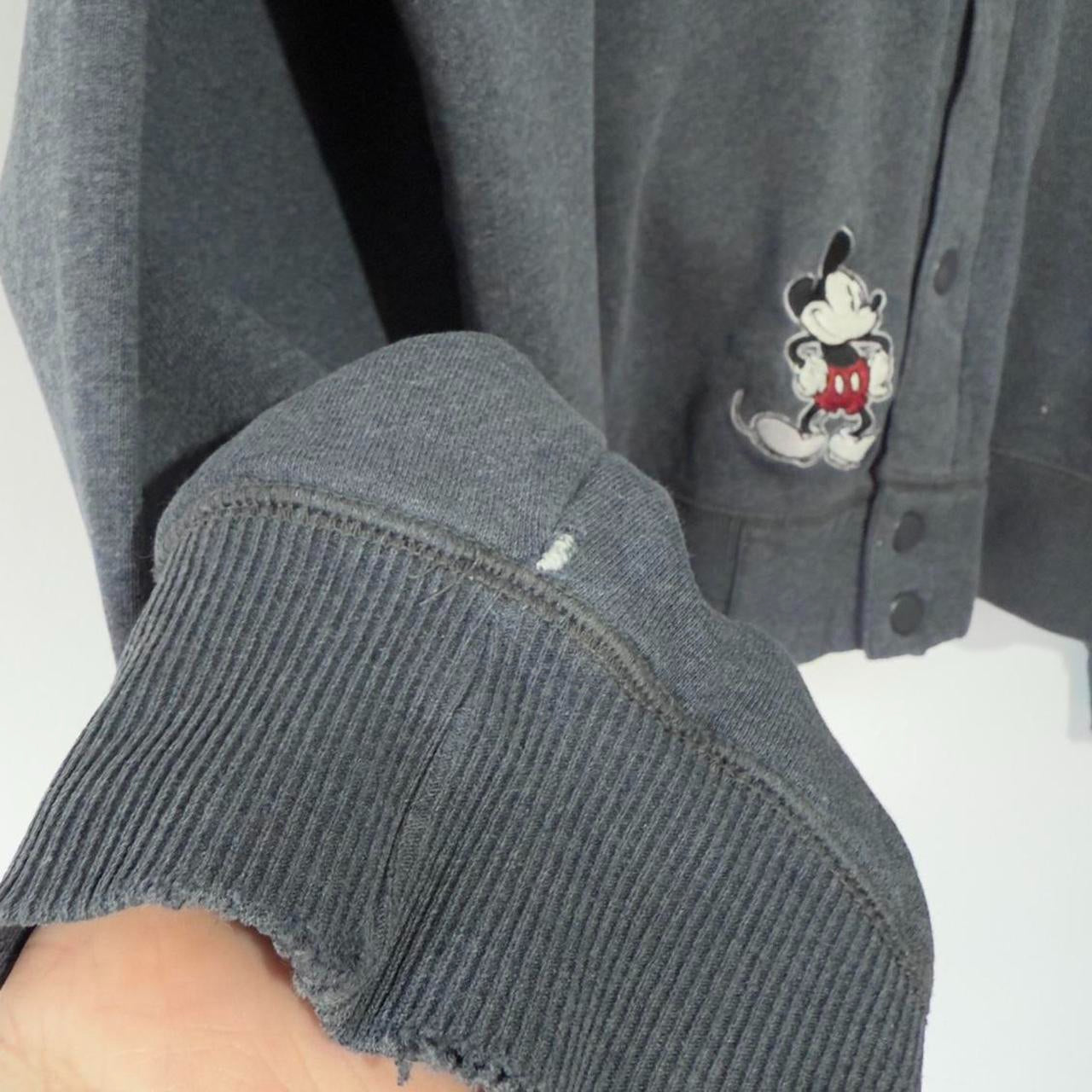 Vintage Mickey Button 00s Hoodie (XL/XXL)