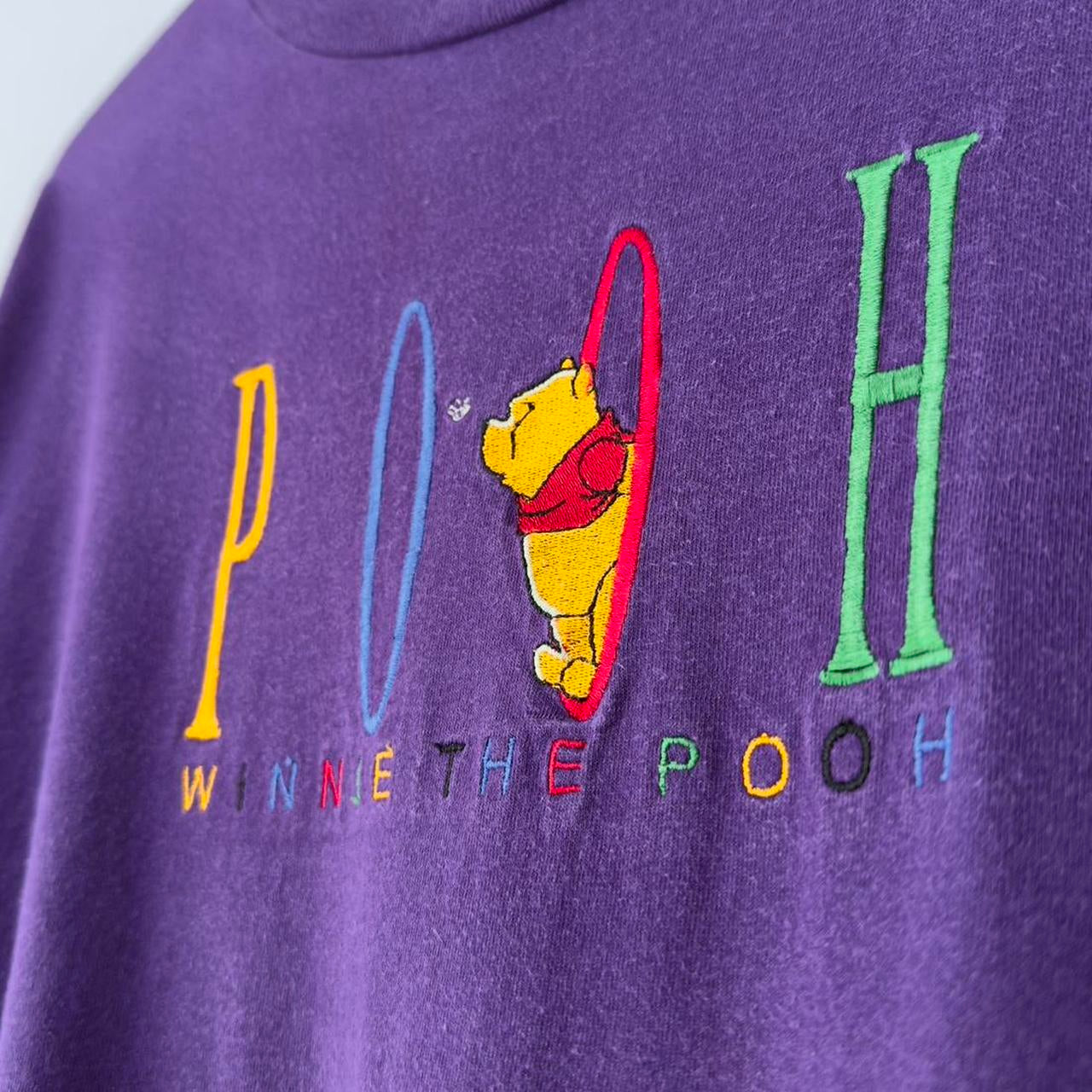 Vintage Winnie the Pooh Spell Out 90s T Shirt (L)