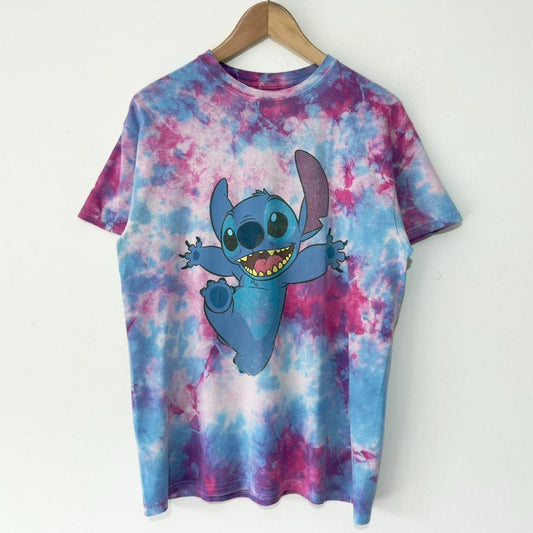 Tie Dye Disney Stitch T Shirt (M)