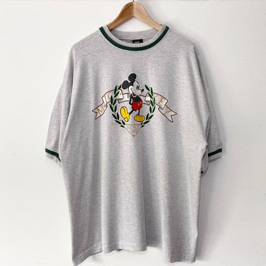 Vintage Mickey Wreath 90s T Shirt (XXL)