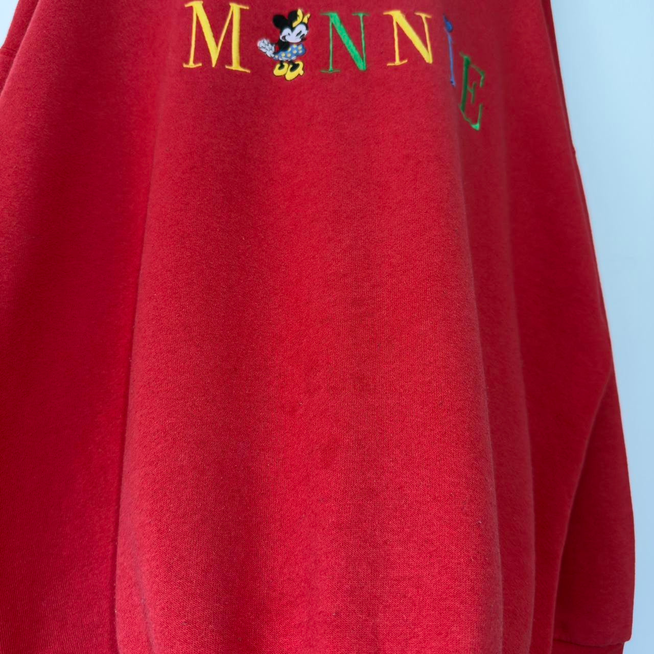 Vintage Minnie Spell Out Embroidered 90s Sweatshirt (XXL)