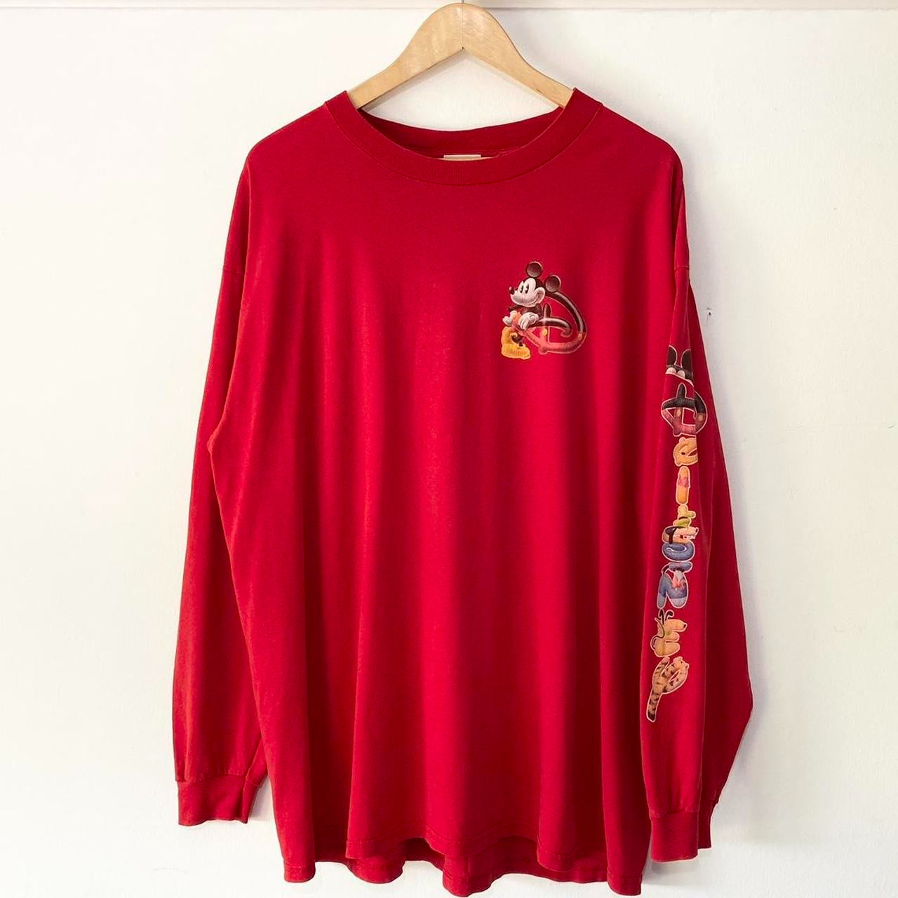 Vintage Disney Letters Long Sleeve (XL)