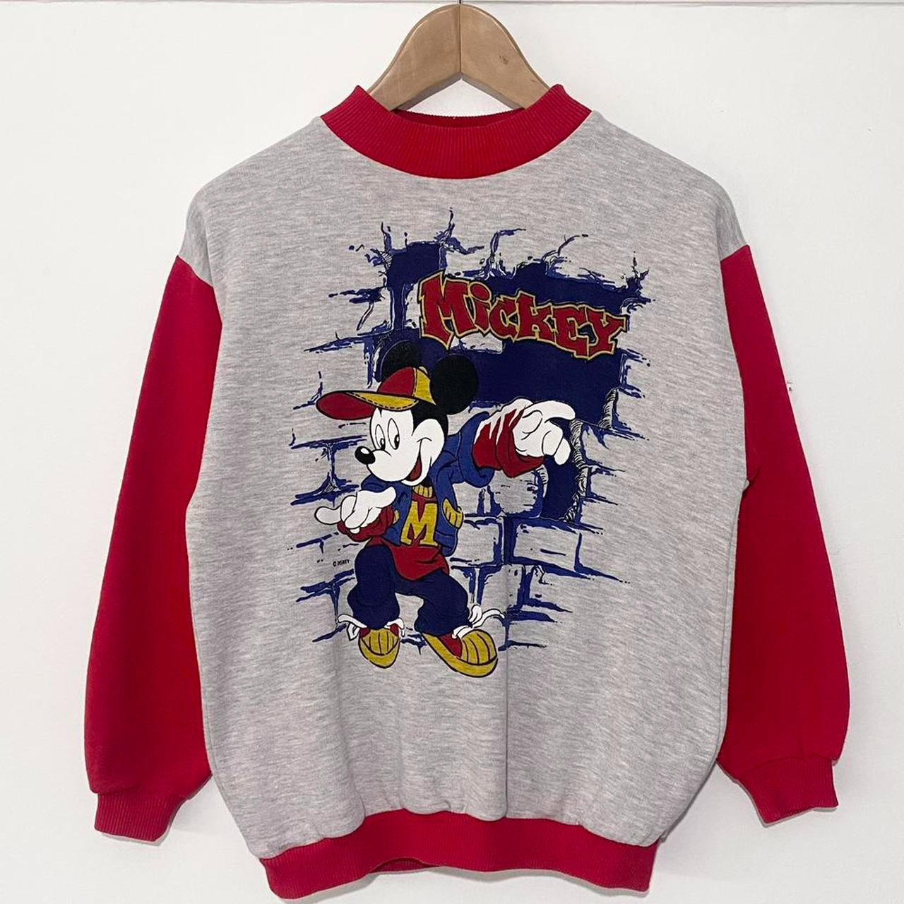 Vintage Mickey Mouse Hip Hop 90s Sweatshirt (XS)