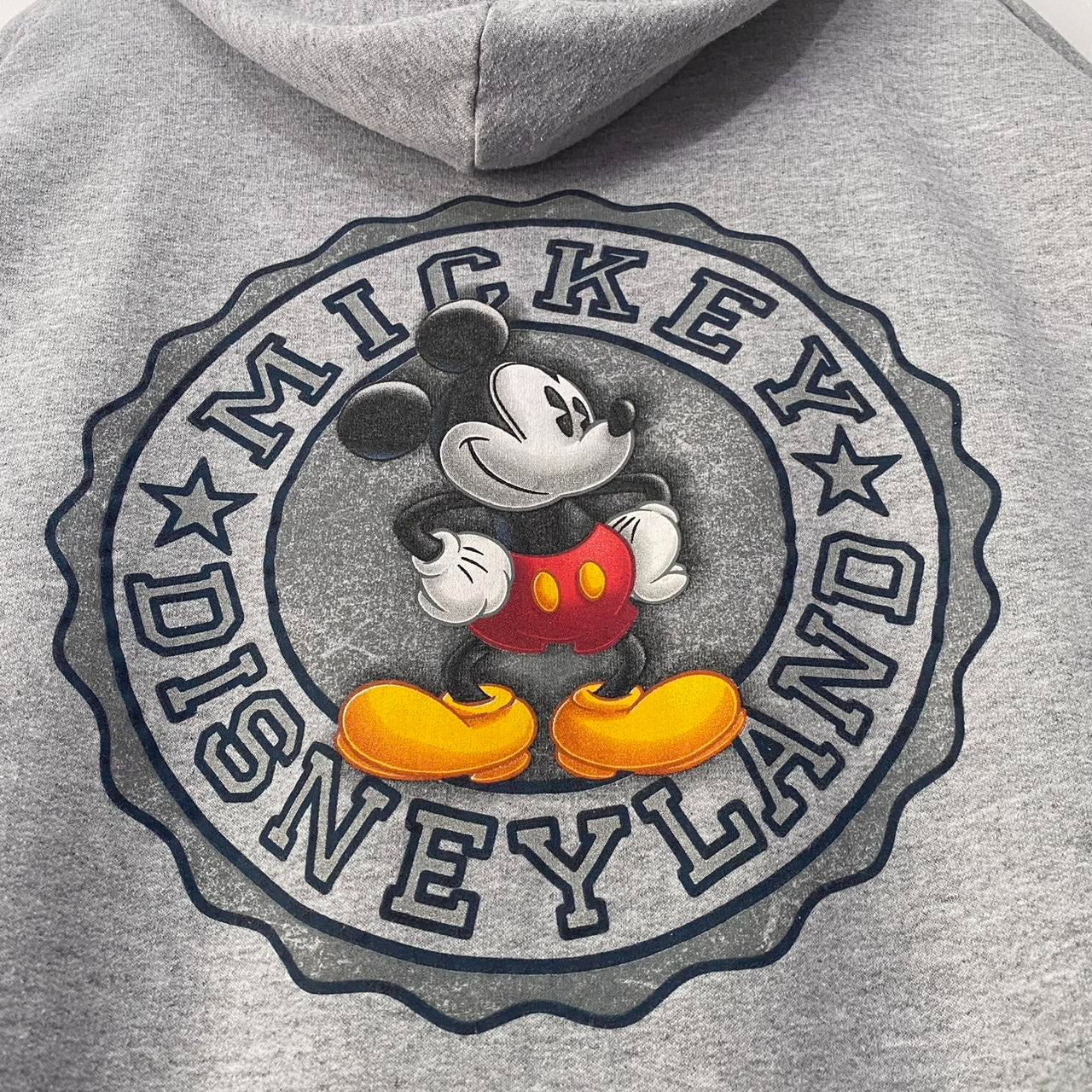 Mickey Disneyland Spell Out 00s Hoodie (L)