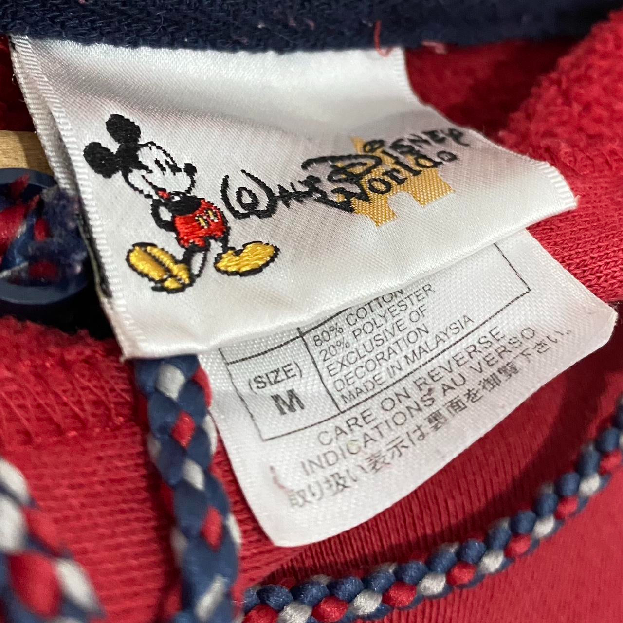 Vintage Walt Disney World Embroidered 00s Hoodie (M)