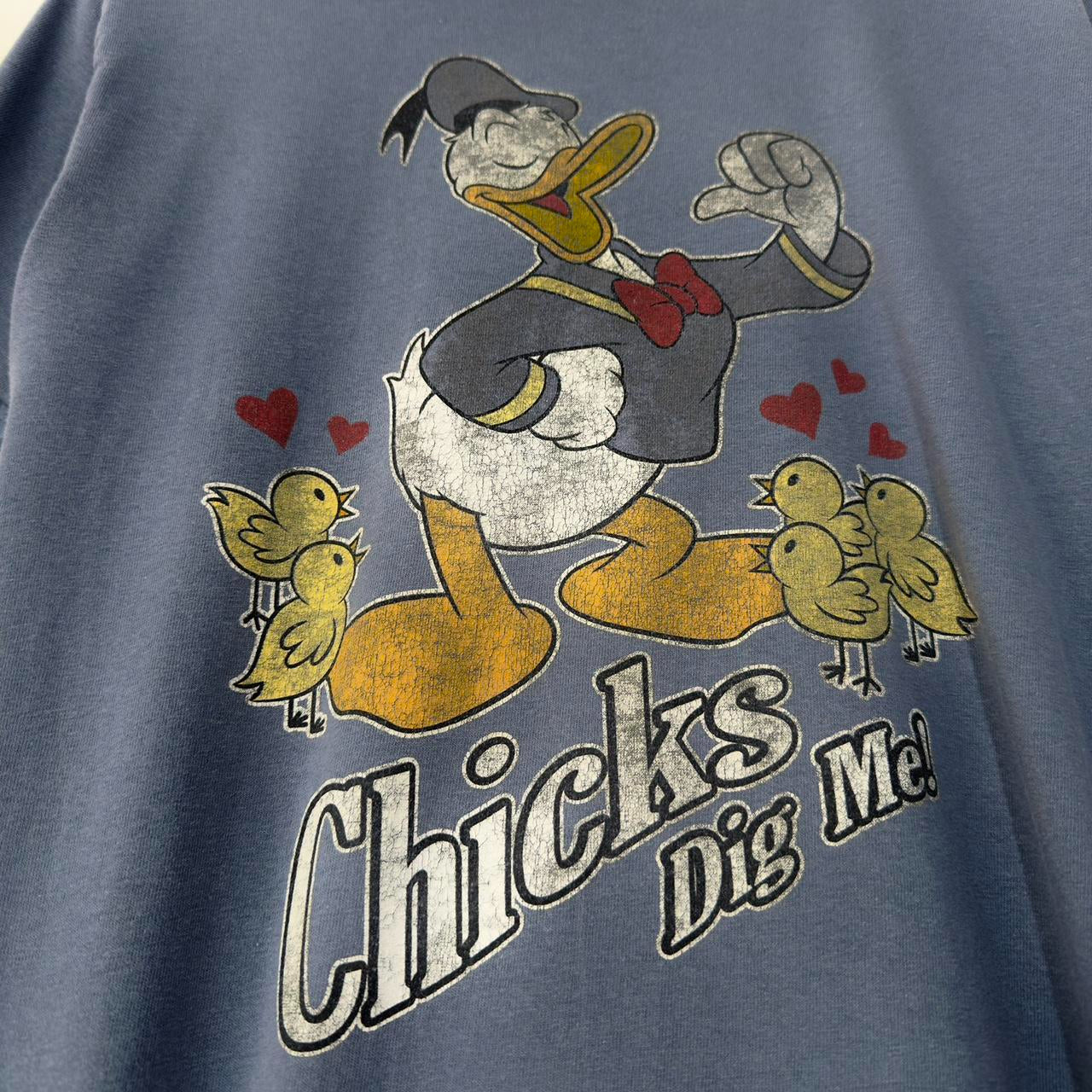 Donald Duck Chicks Dig Me! 00s T Shirt (S)