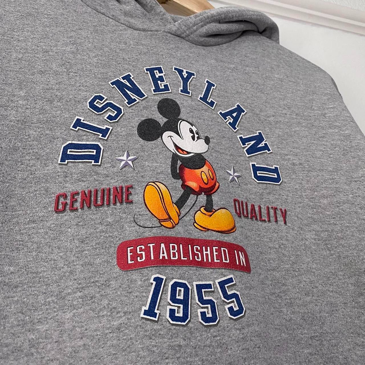 Disneyland Established in 1955 Grey Hoodie (XS)