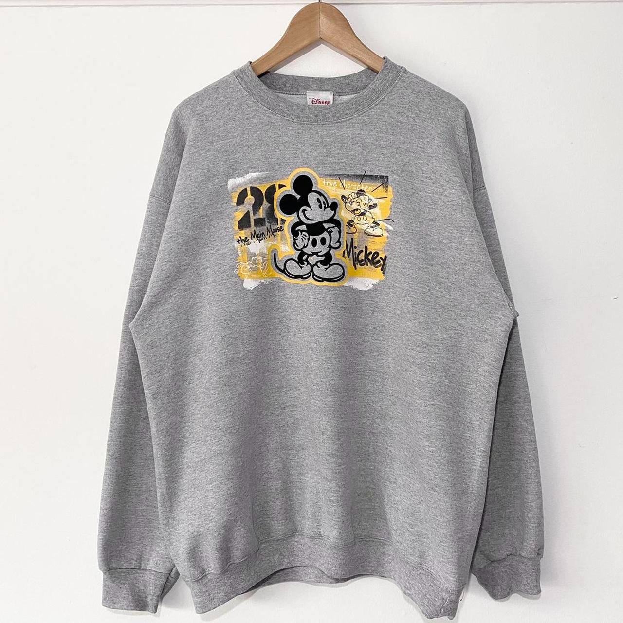 Vintage Mickey Mouse Retro Graffiti Sweatshirt (L)