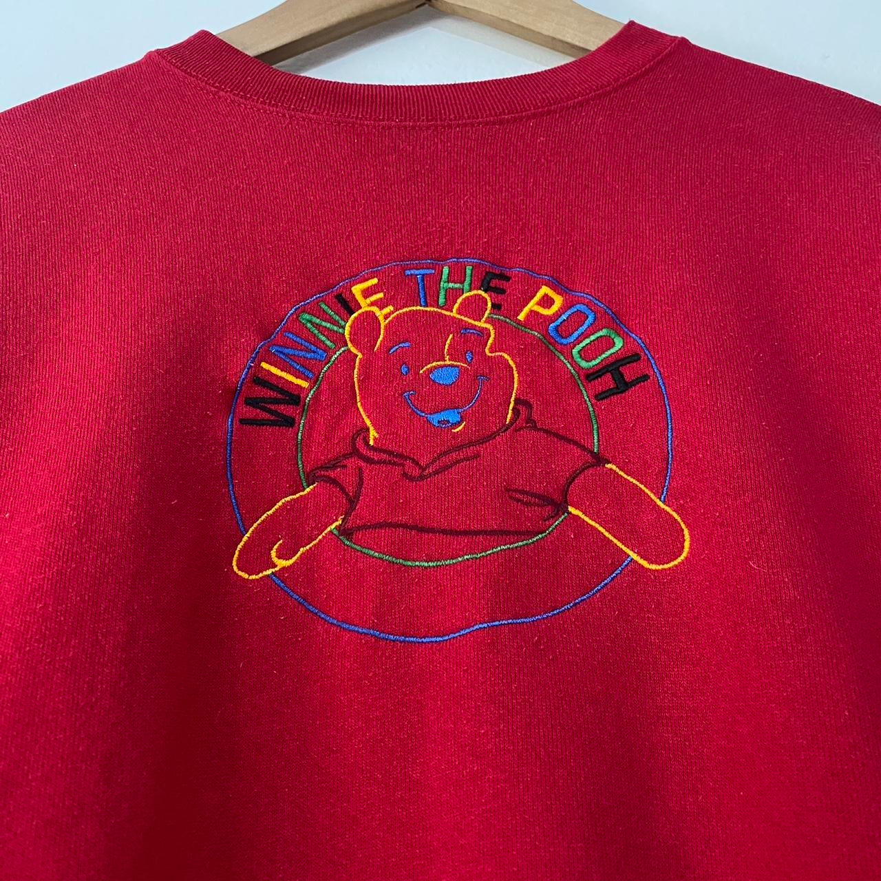 Vintage Winnie the Pooh Embroidered 90s Sweatshirt (L)