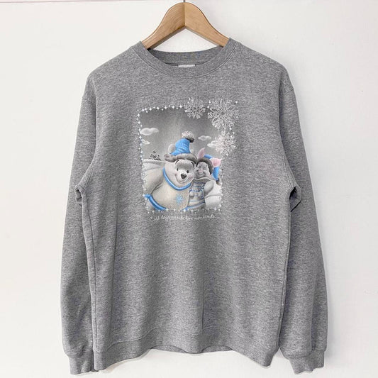 Vintage Pooh & Piglet Cold Days 00s Sweatshirt (S)