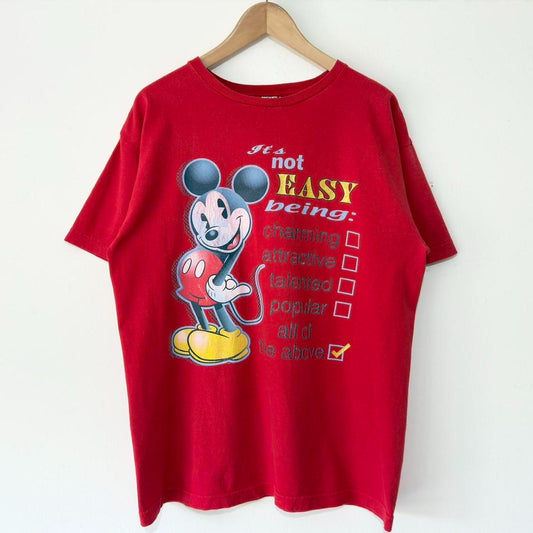Vintage Mickey Mouse All Of The Above T Shirt (L)