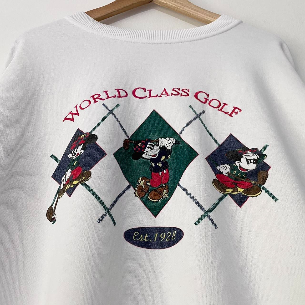 Vintage Mickey World Class Golf 90s Sweatshirt (XXL)