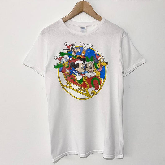 Christmas Disney Sleigh T Shirt (S)