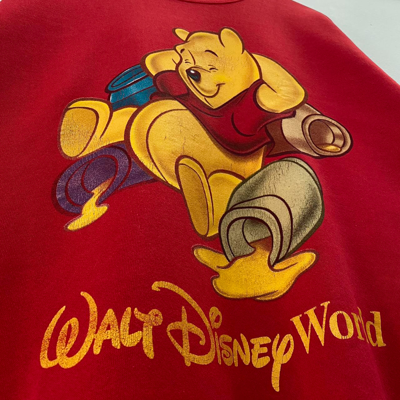 Vintage Pooh Hunny Pots Disney World 90s Sweatshirt (L)