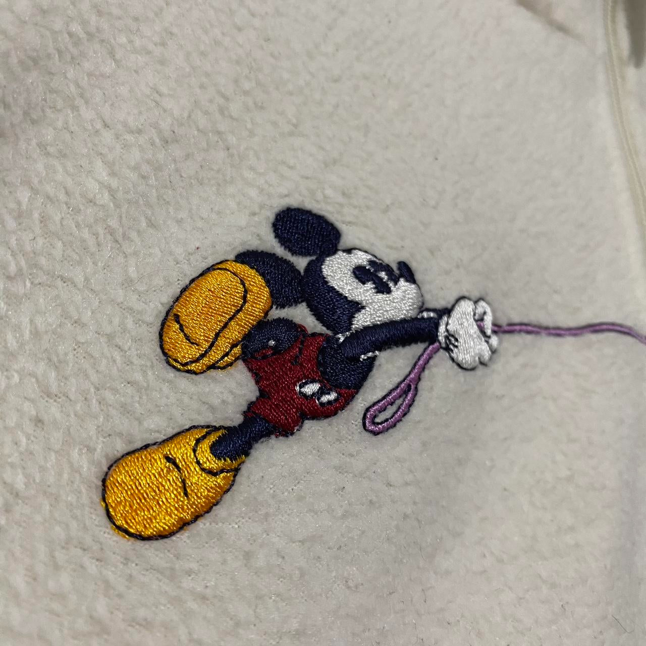 Vintage Mickey Walking Pluto Quarter Zip (M)