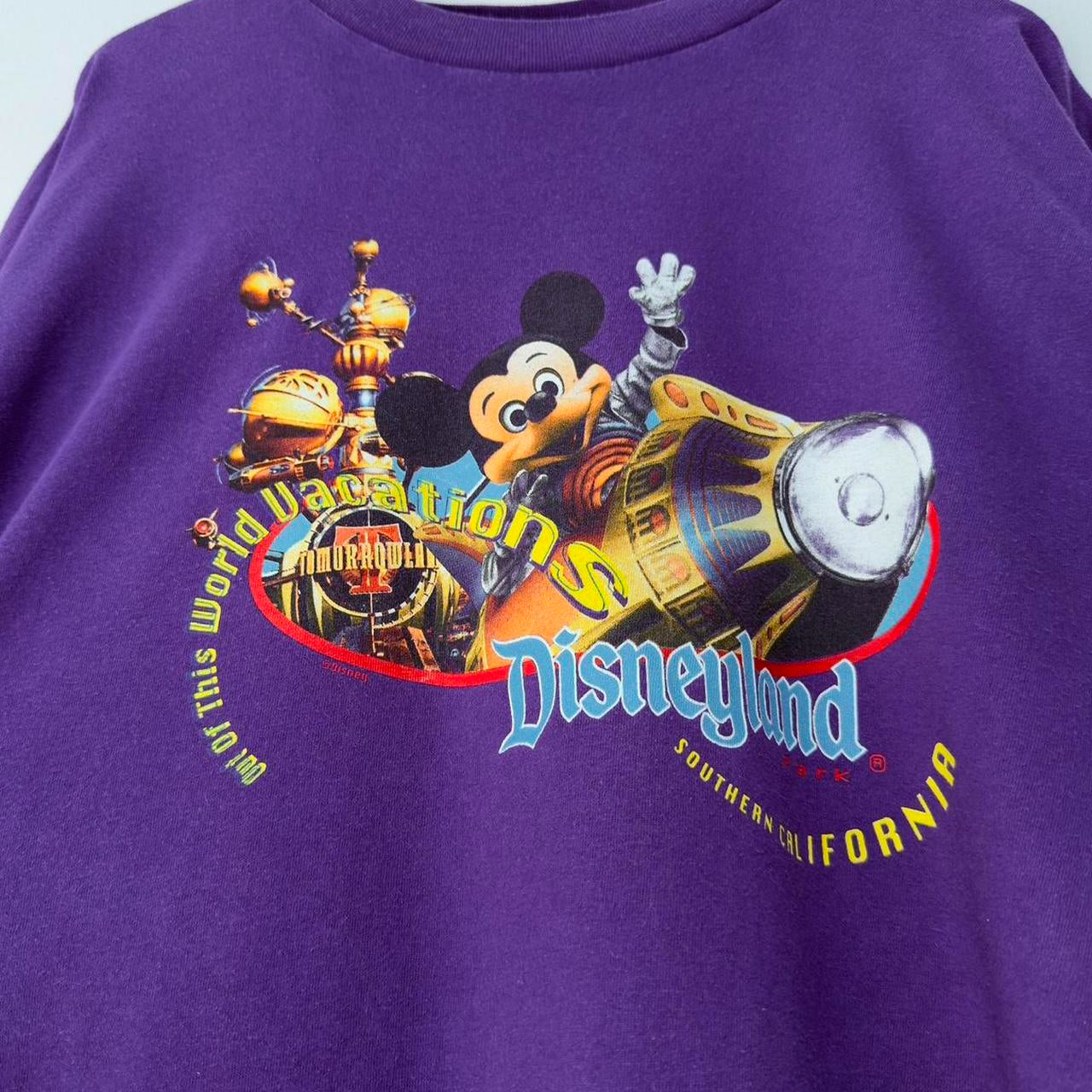 Vintage Tomorrowland Disneyland 90s T Shirt (XXL)