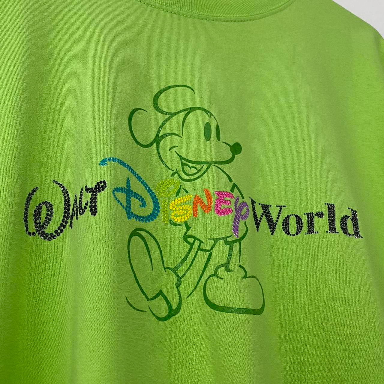 Vintage Walt Disney World Green T Shirt (XL)