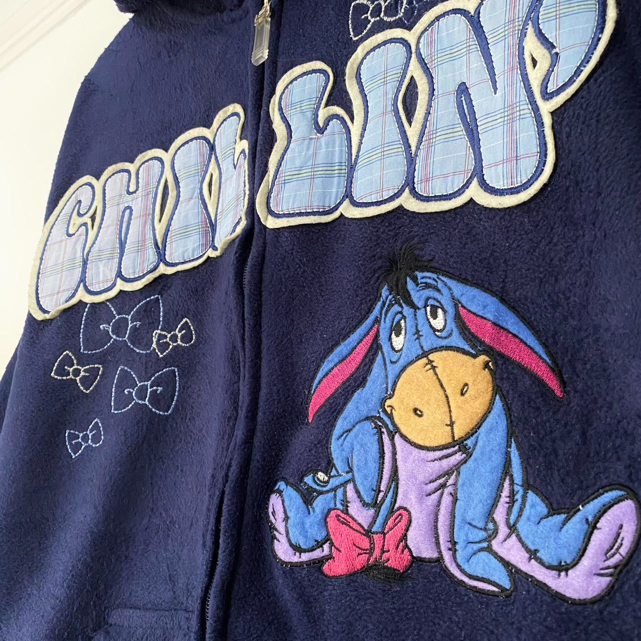 Disney Eeyore Chillin' Zip Up Hoodie (L)