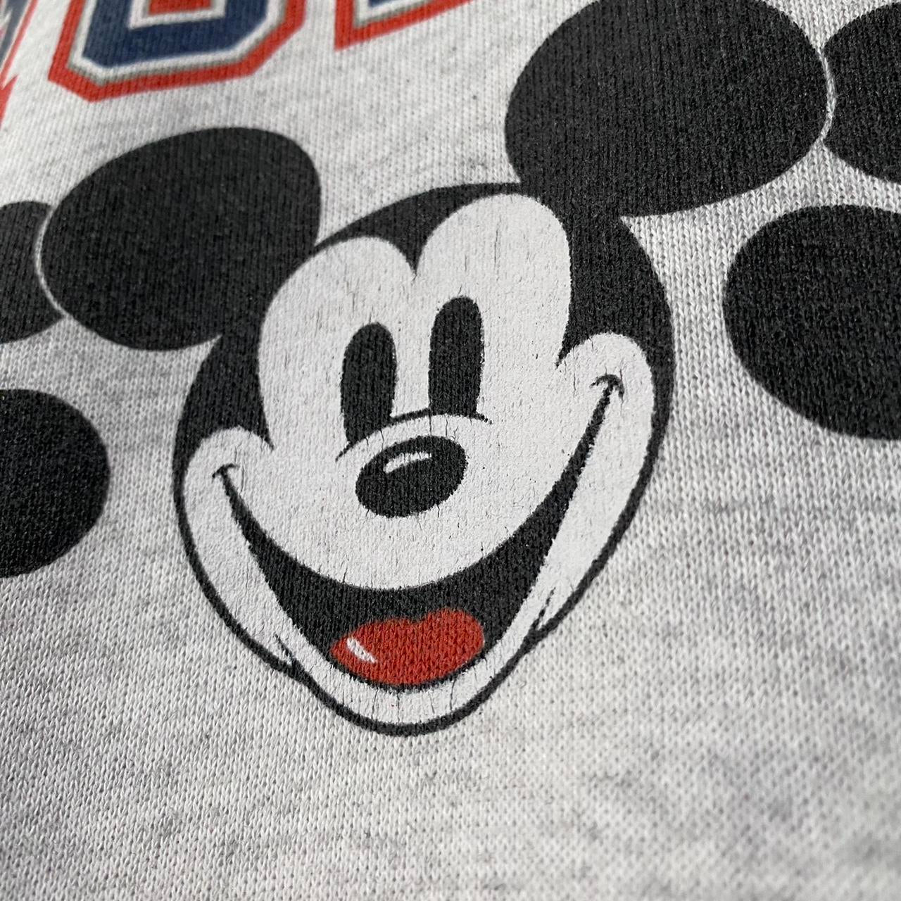 Vintage Mickey Spell Out 90s Hoodie (L)