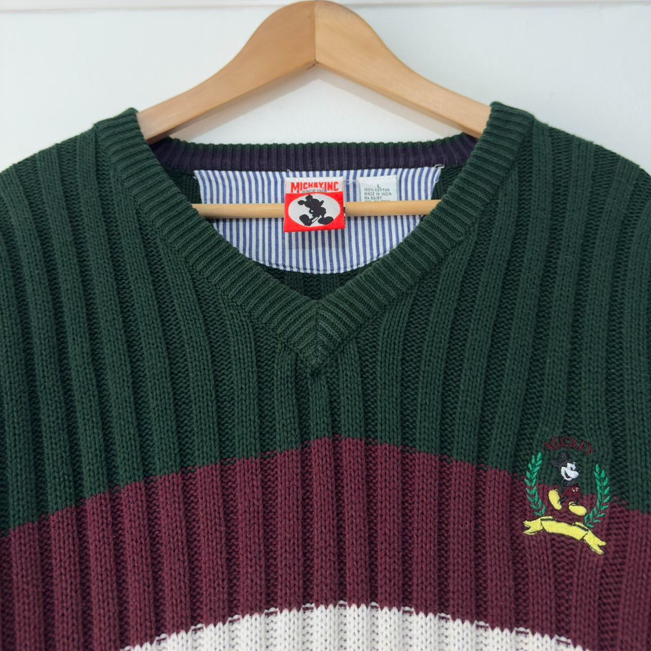 Vintage Mickey Knitwear 90s Jumper (L)