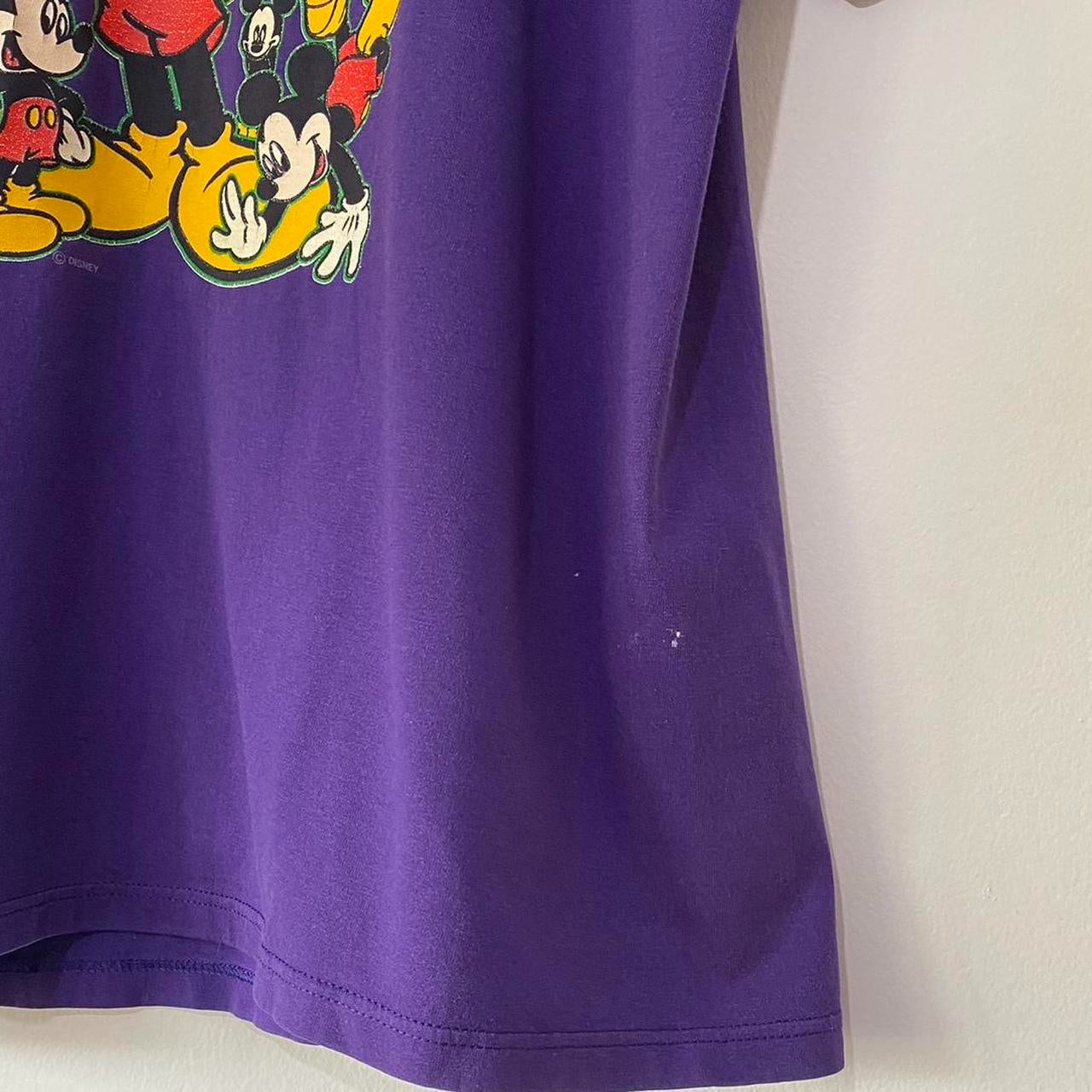 Vintage Mickey Purple 90s T Shirt (L)