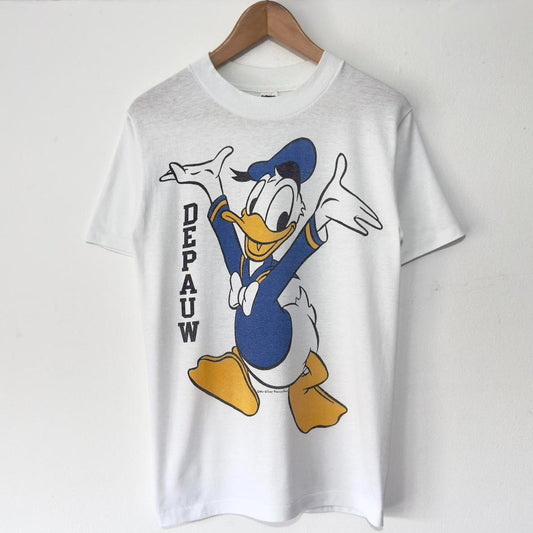 Vintage Donald Duck Depauw 80s T Shirt (S)