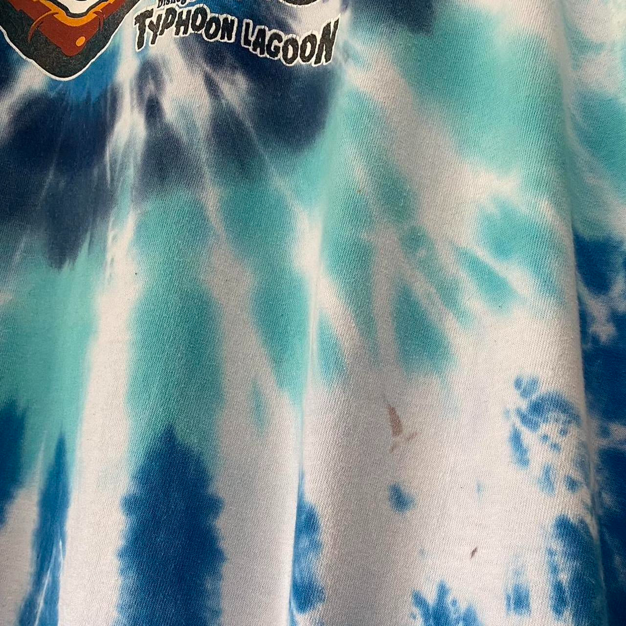 Disney's Typhoon Lagoon Crush 'N' Gusher Tie Dye T Shirt (XXL)