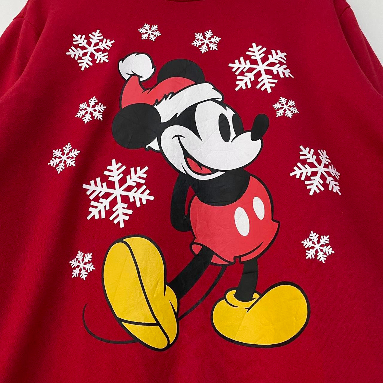 Disney Mickey & Snowflakes Christmas Sweatshirt (M)