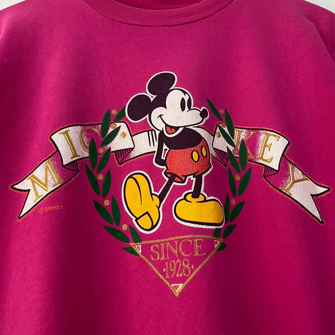 Vintage Mickey Banner 90s T Shirt (M)