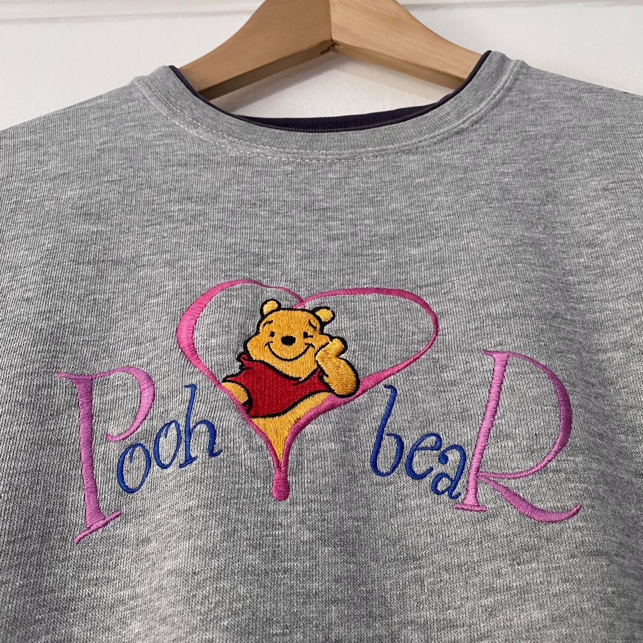 Vintage Pooh Bear Love Heart Sweatshirt (M)