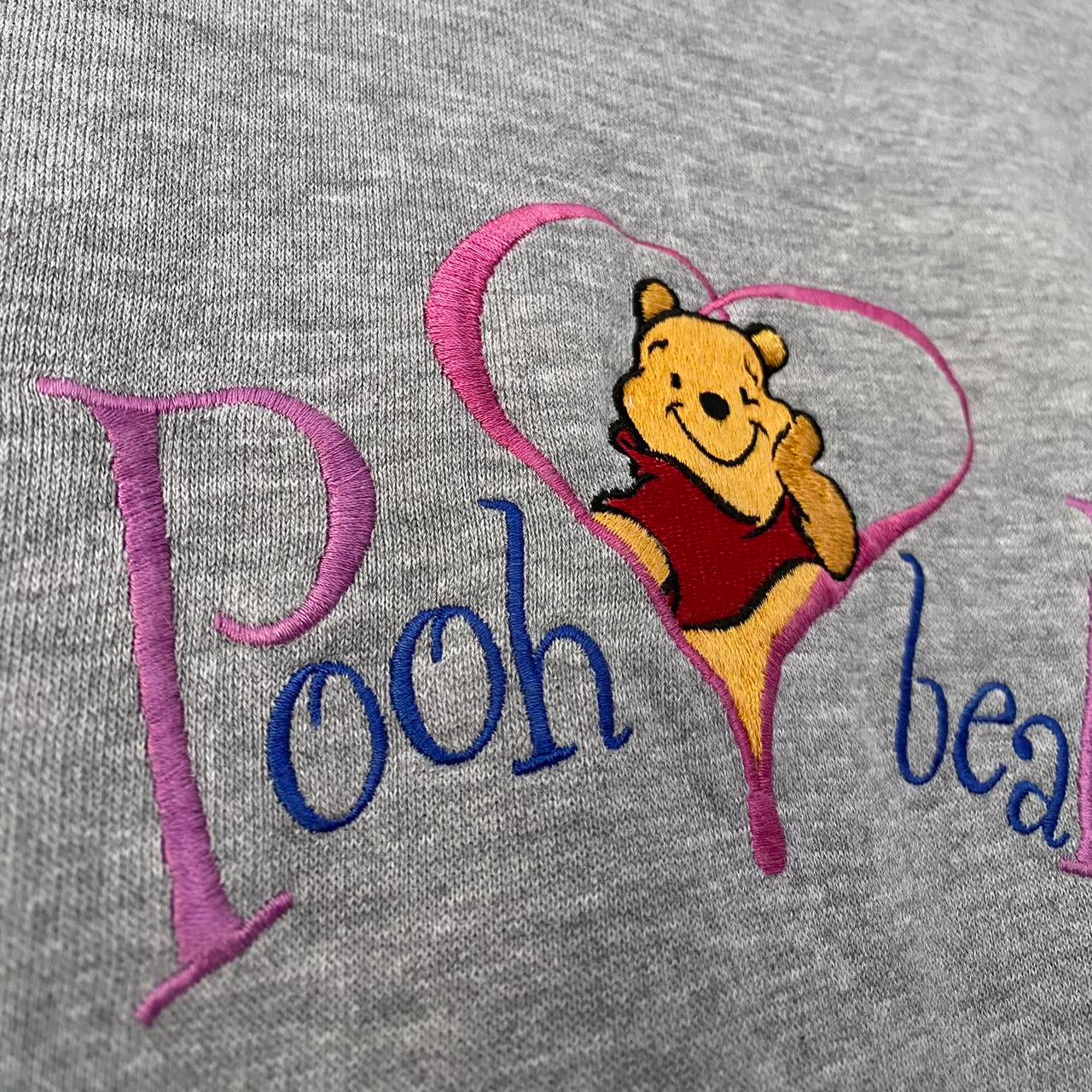 Vintage Pooh Bear Love Heart Sweatshirt (M)