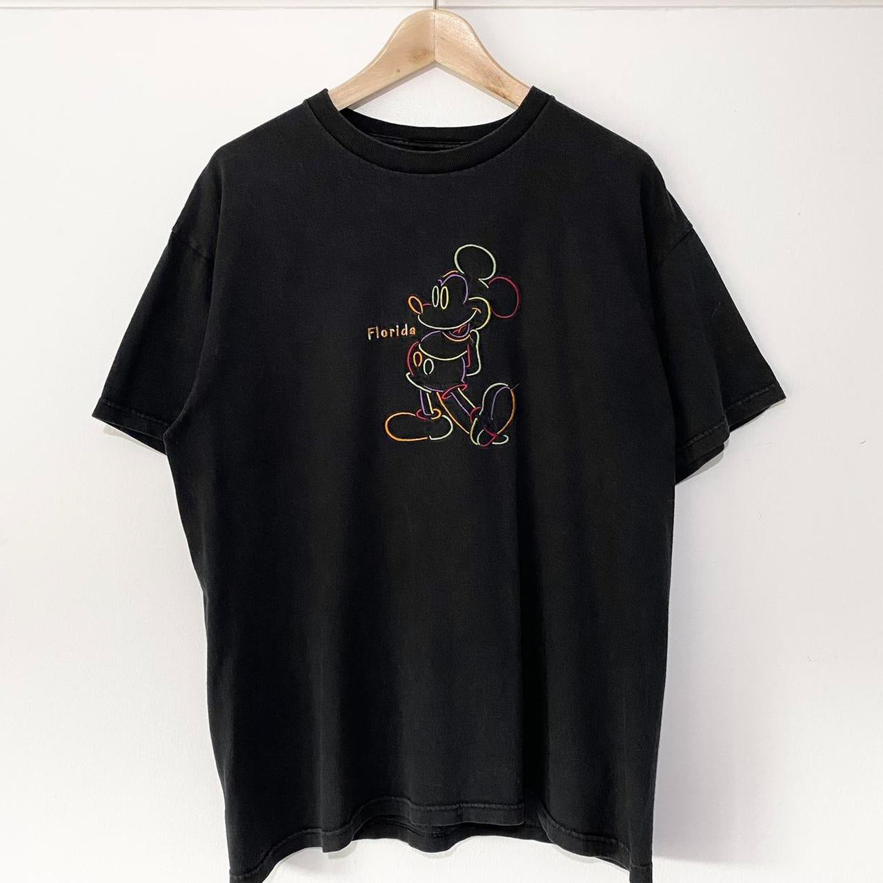 Vintage Mickey Florida Embroidered 90s T Shirt (L)