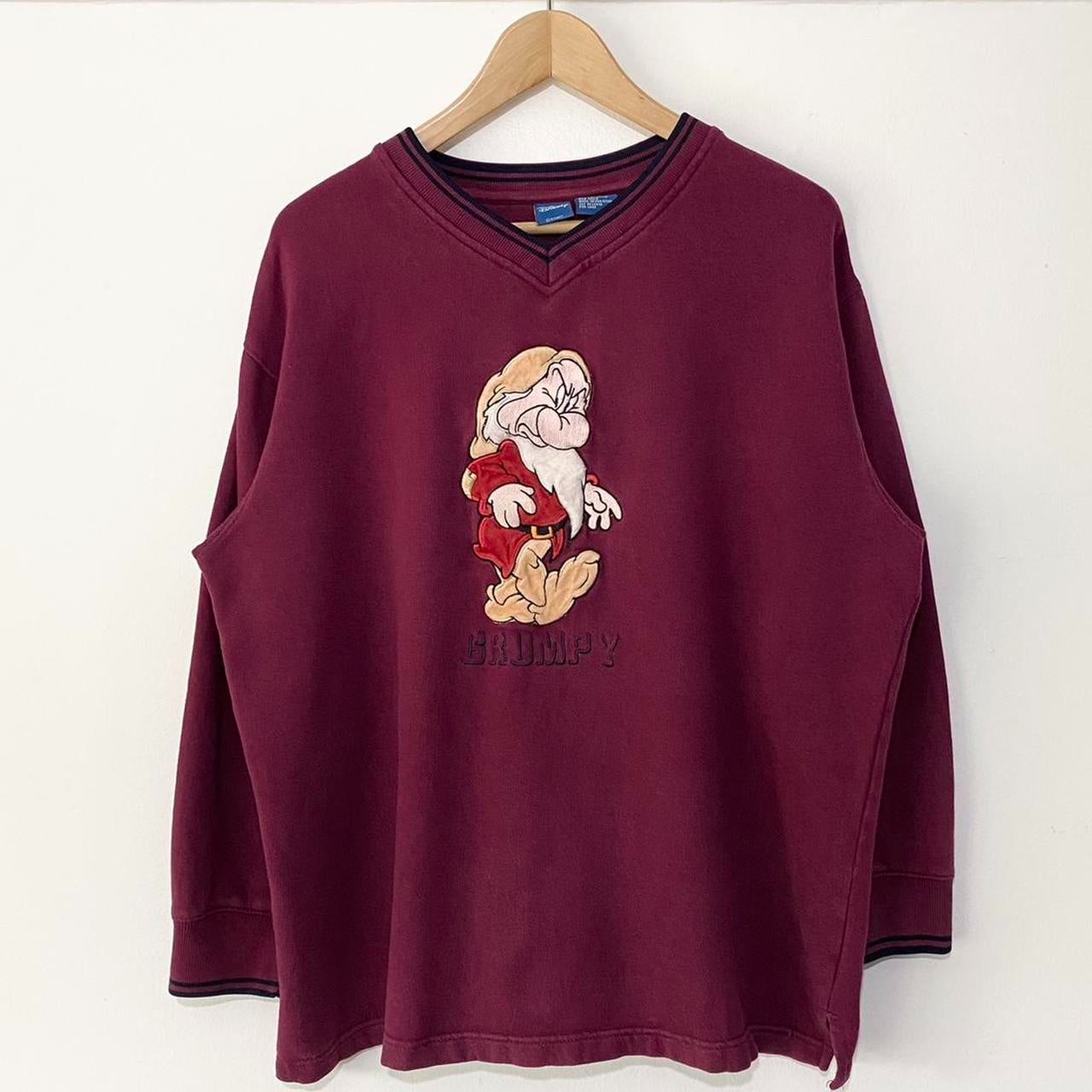 Disney Grumpy V Neck Sweatshirt (L)