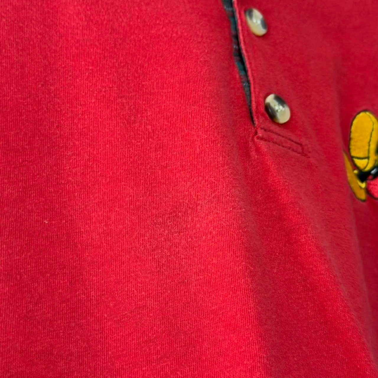 Vintage Mickey Mouse 90s Henley Long Sleeve (XXL)