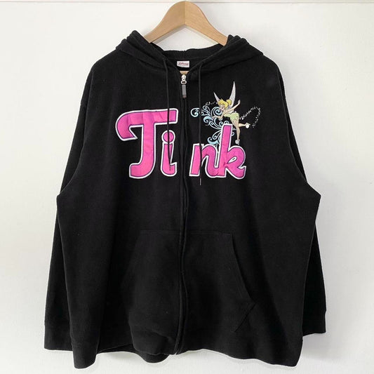 Disney Tinkerbell 00s Black Hoodie (XL/XXL)