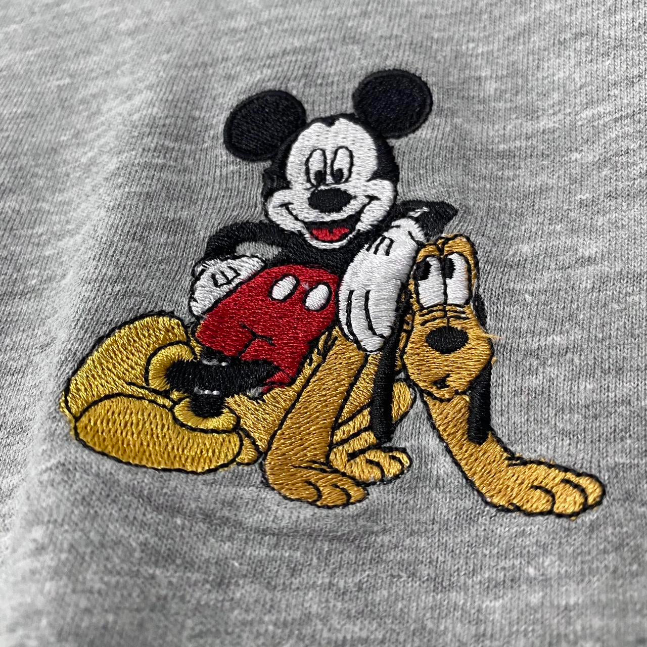 Vintage Mickey & Pluto 90s Henley Long Sleeve (M)