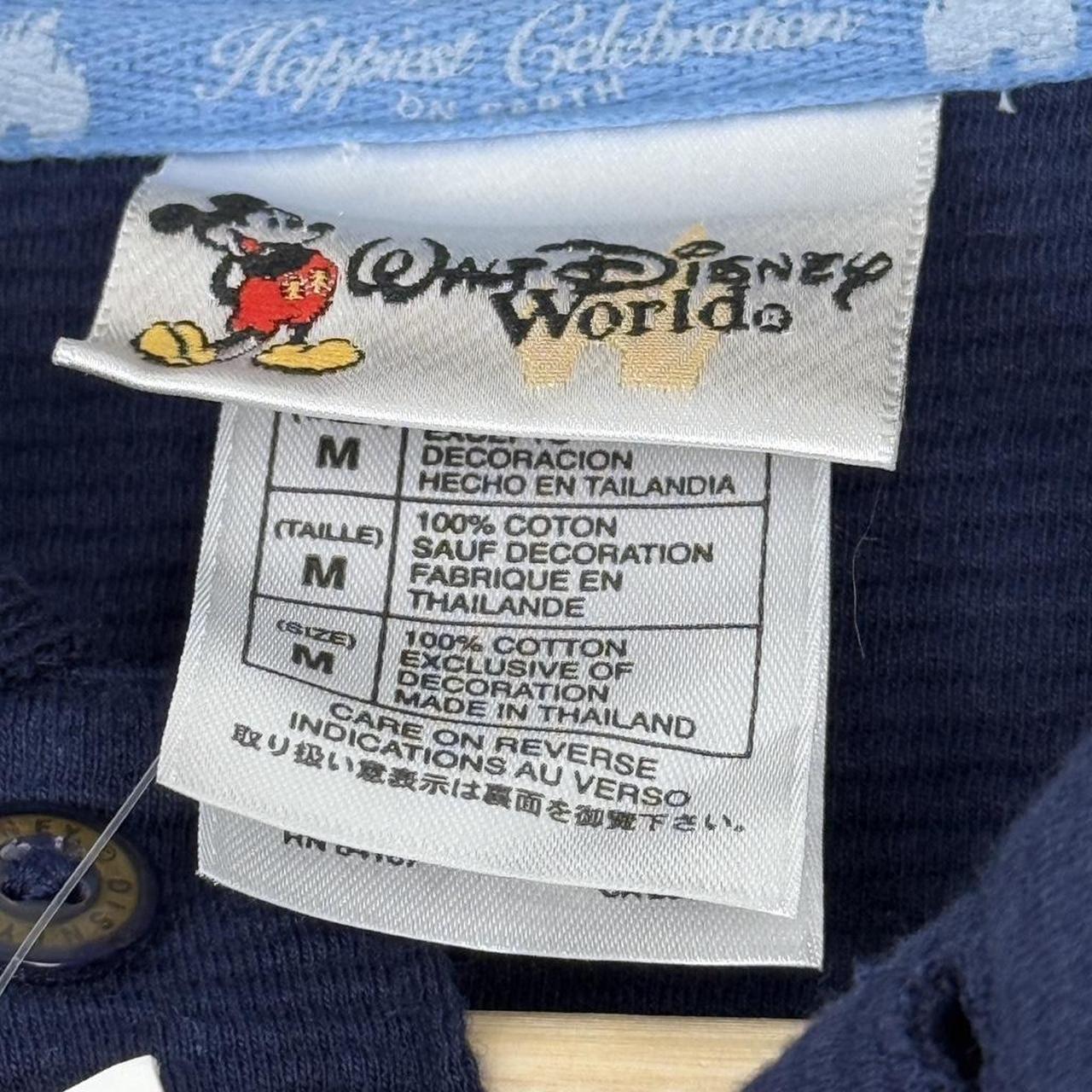 Vintage 00s Disney Theme Parks Walt Disney World Navy Polo Shirt (M)