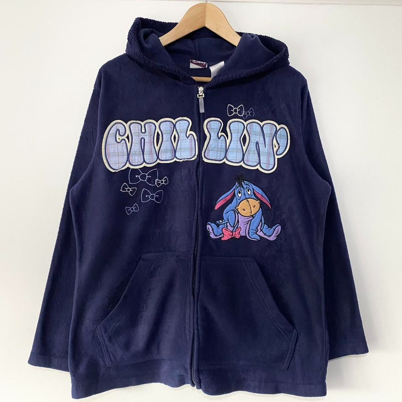 Disney Eeyore Chillin' Zip Up Hoodie (L)