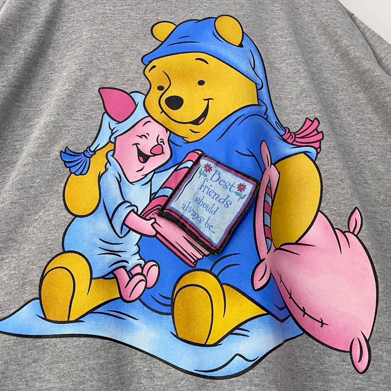 Vintage Pooh & Piglets Best Friends Sleepwear 2000 T Shirt (XXL)