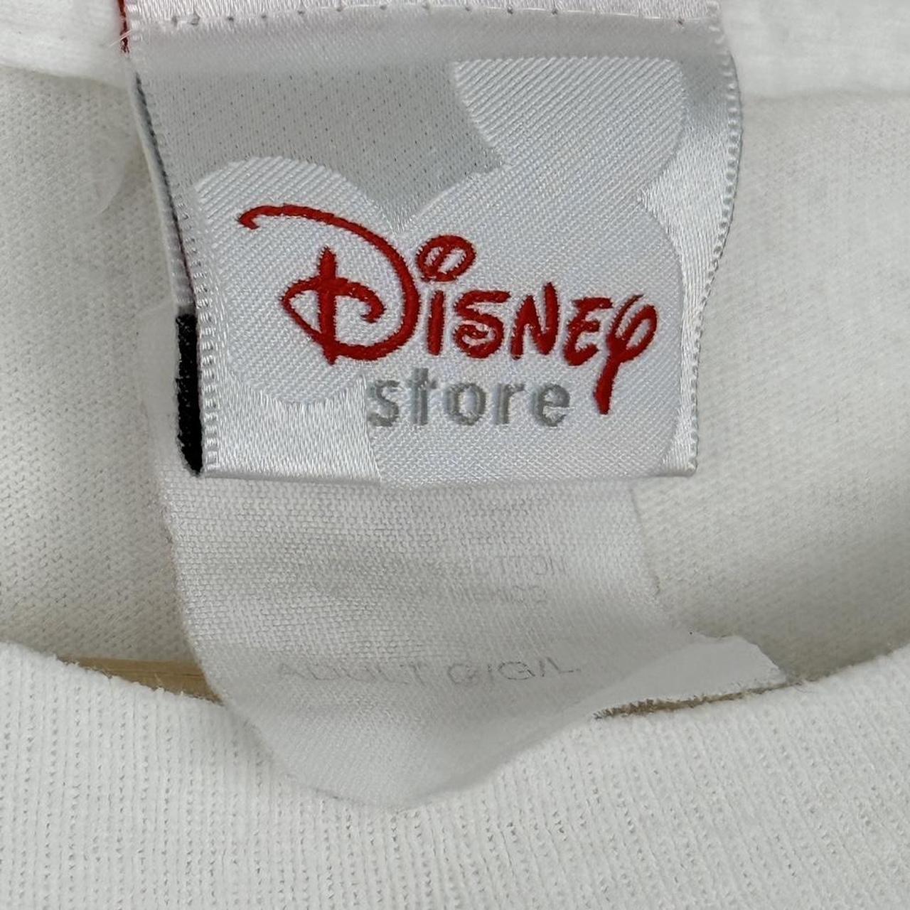 Vintage 00s Mickey Mouse United States Flag White T Shirt (L)