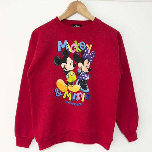 Vintage Mickey & Minnie Cool Classics 90s Sweatshirt (Youth XL/Adult XS)