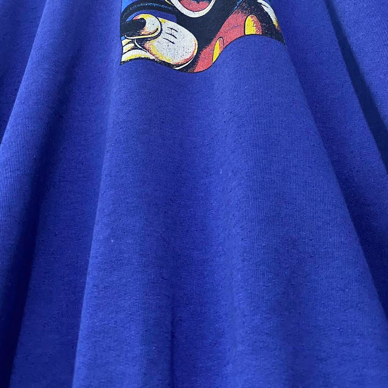 Vintage Mickey Mouse Blue 90s Sweatshirt (XL)