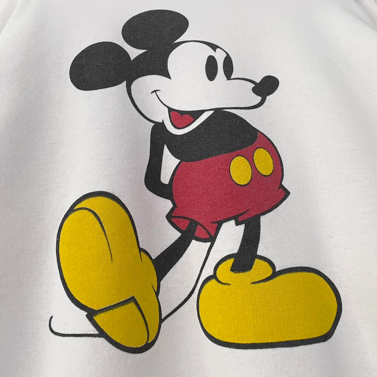 Vintage Mickey Mouse Classic White 90s Sweatshirt (Boxy M)