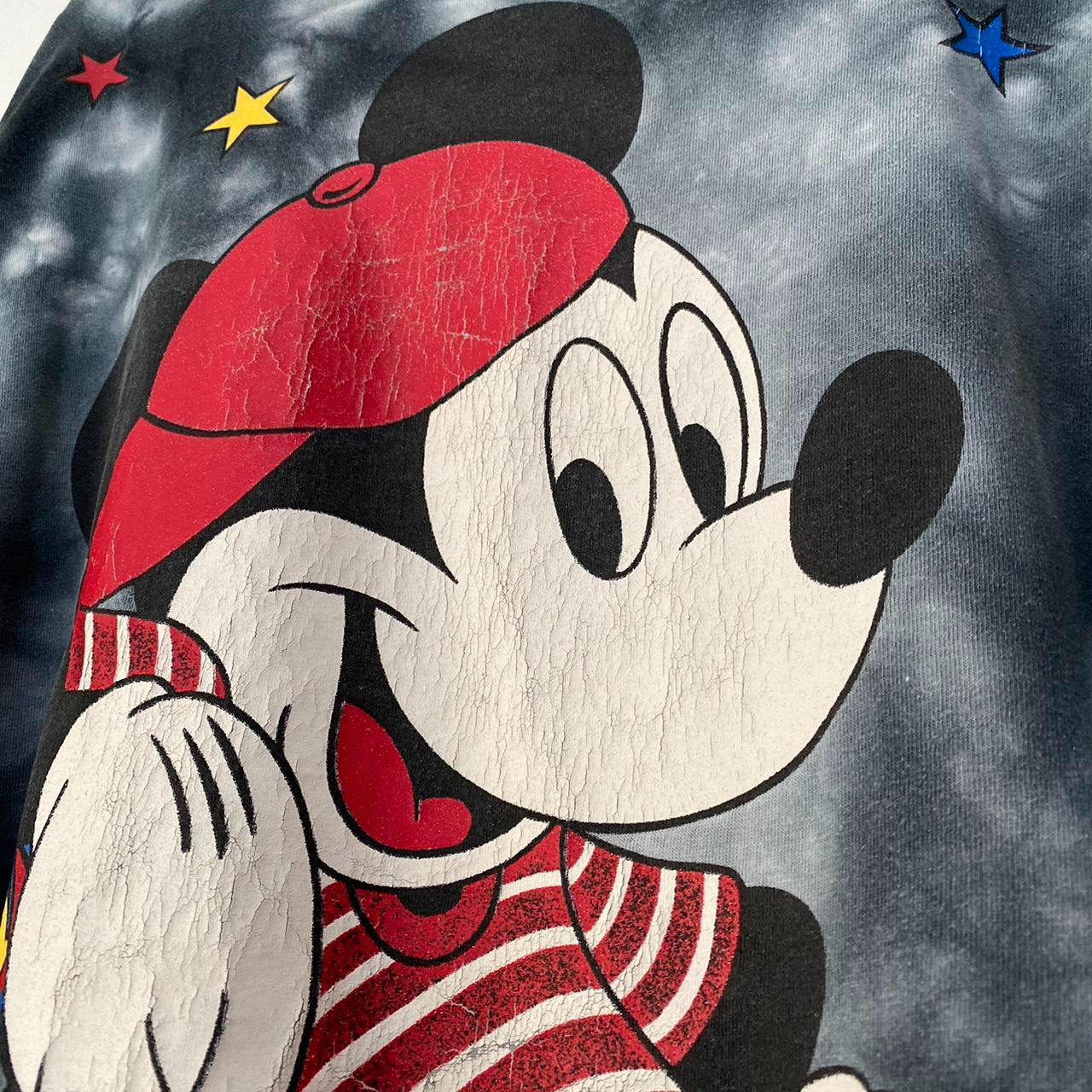 Vintage Mickey Tie Dye 90s T Shirt (XXL)