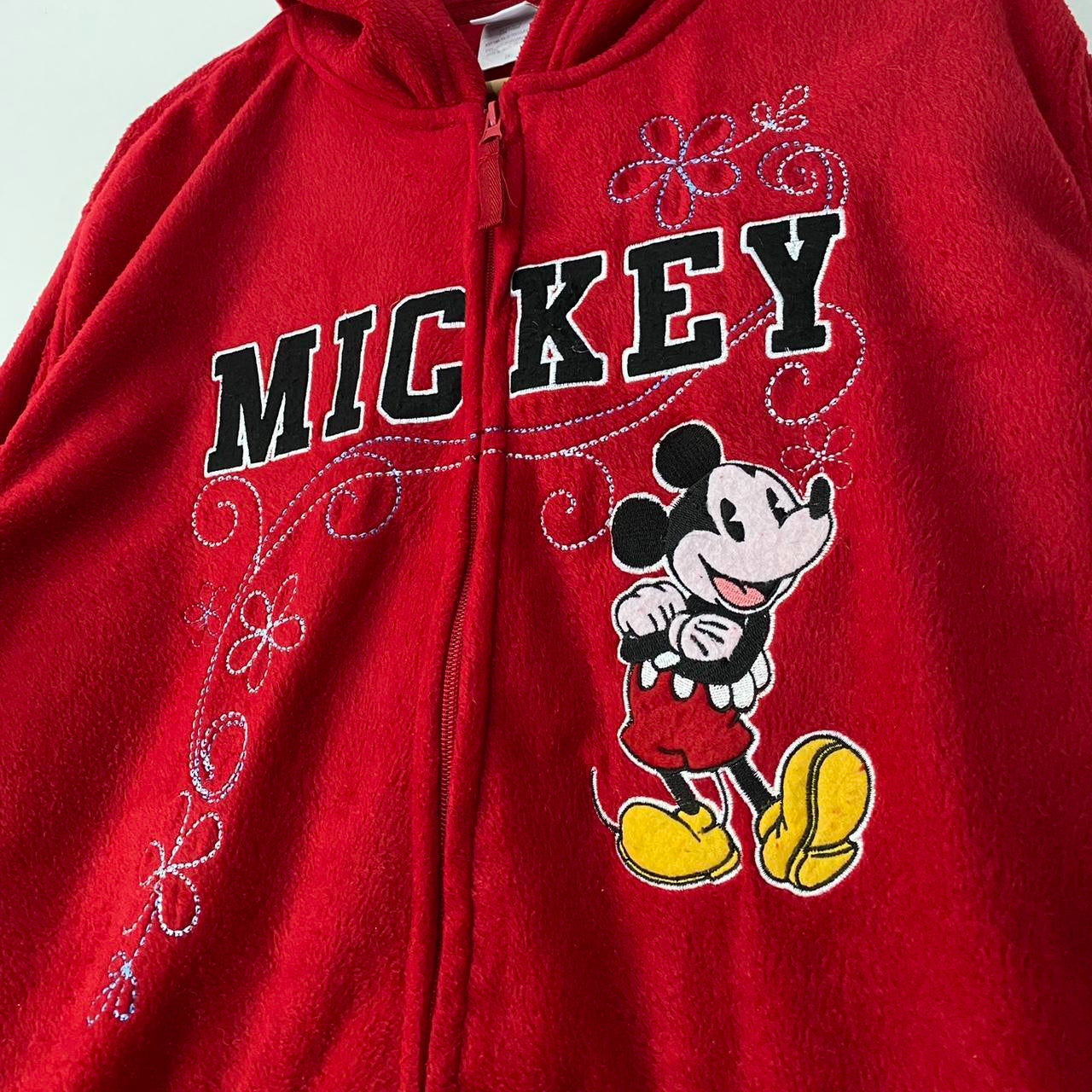 Mickey Zip Up Hoodie (L)